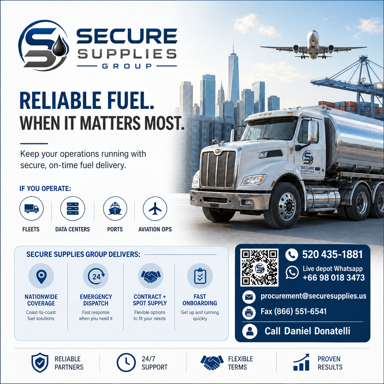 Secure Supplies DEF, Diesel Exhaust Fluid and Fuels